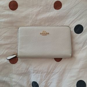 Coach zip wallet